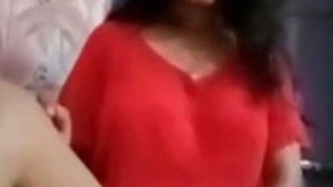 Horny babe masturbating