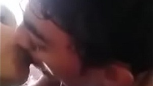 Desi couples steamy sex tape featuring a gorgeous brunette and her boyfriend
