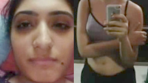 Desi College Girl Strips and Masturbates in Her Nude Position