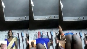 A horny hillbilly wife flaunts her curvy buttocks