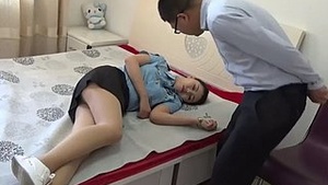 Chinese babe gets her tight pussy stretched to the limit