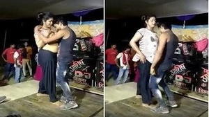 Desi Indian Girl Dancing with Her Big Boobs in front of the Camera