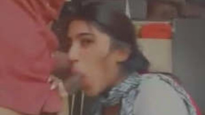 Girlfriends beautiful face and mouth make for a perfect blowjob