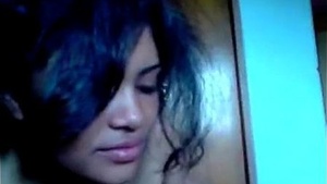 A submissive girl gets dominated by her dominant lover in this porn video