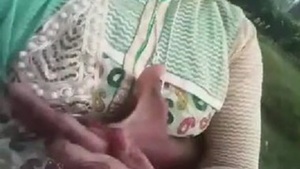 Tamil girl boobs hard by bf outdoors