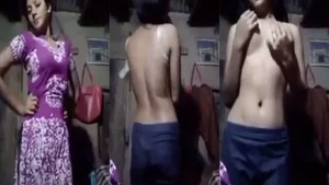 Video of a Bangladeshi girl getting naughty