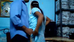 Marathi Office Colleagues Enjoying Sex on the Work Table