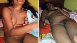 Exclusive Desi Lanky Girl Sucks and Licks Her Tight Pussy and Fingers Herself