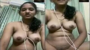 Desi Girl with Big Tits and Pussy Gets Naughty on Video Call