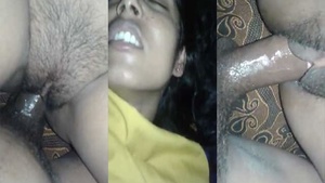 Desis tight pussy gets pounded hard in MMS video