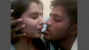 Desi lover first time kiss