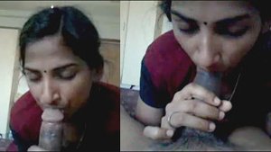 Hot Mallu Babe Gives a Sensual Blowjob