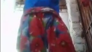 Village hot white girl fingering pussy and tits show