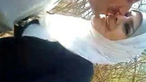 Outdoor outdoor sex with an Arab girl who loves to rub and suck