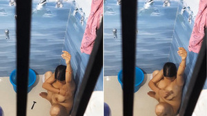 Desi Bhabhas private cam show captures her shaved and bathed in detail