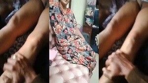 Desis wife receives a private viewing of her body from her husband