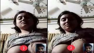 Exclusive video call with a busty girl