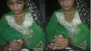 Exclusive Desi Bhabhi Gives a Sensual Blowjob in the Village