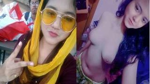 Exclusive Video Call with Desi Girl Showing Off Her Busty Body
