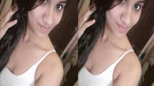 Exclusive Indian girl strips and flaunts her big boobs in this steamy video