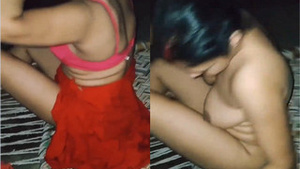 Desi Bhabhi strips down and rids her husbands cock in Part 2