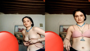 Pakistani babe Paki Bhabhi flaunts her big breasts and pussy in this exclusive video