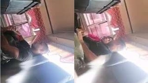 Exclusive Video of Desi Tamil Lover Giving a Blowjob on a Bus