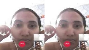Video call turns into a steamy naked display of a hot girl