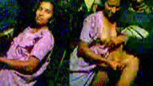 Husband gets a sensual handjob from his desi aunty