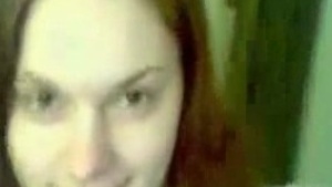 Aroused teen masturbates on camera for a guys pleasure