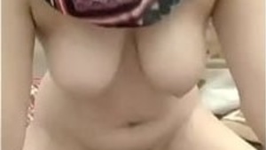 Pakistani Mom Riding Vibrator