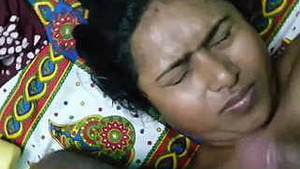 Bengali wife gets a facial cumshot from her husband after passionate sex