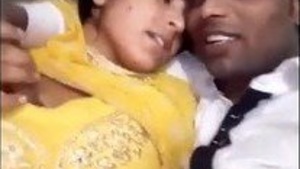 desi lovers hot kissing Breasts pressing