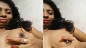 Exclusive Desi Wife Shows Off Her Milky Breasts