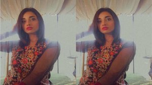 Pakistani wife gives a sensual blowjob and flaunts her big breasts in part 2