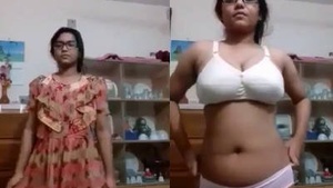 Cute teen babe stripped