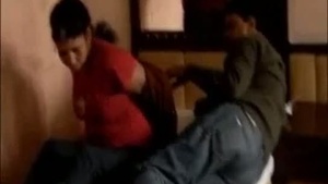 Bhabhi gets naughty with her boss in hotel room