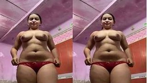 Desi Indian girl gets naughty in the bath and masturbates with pleasure