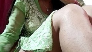 Aldeia Bhabhi spreading her legs showing her panties