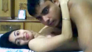 Young wife giving handjob in the bathroom