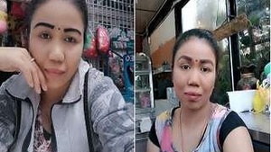 Exclusive Video Call with Sexy Nepalese Bhabhi Showing Her Boobs and Pussy