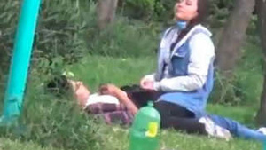 Desi lovers having fun in the Park
