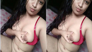 Bangla Babe Shows Off Her Cute Boobs and Pussy on Facebook