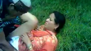 Mature bhabhi gets wild with two strangers in this steamy video