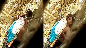 Desi couple indulges in a steamy bath session