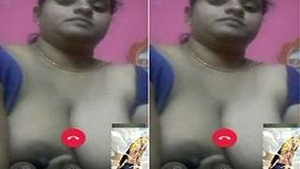 Todays Video Call: Telugu Bhabhi Shows Off Her Big Boobs