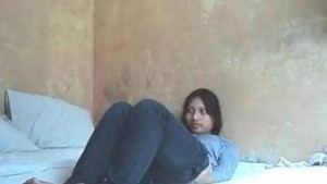 Hot couple enjoys a sensual hotel room session