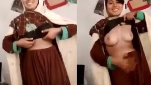 Pretty Girl Showing Breasts