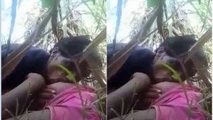 Exclusive Desi Village Lover Sucks and Has Sex Outdoors