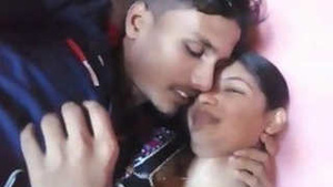 Desi couple explores sensual kissing in a steamy video